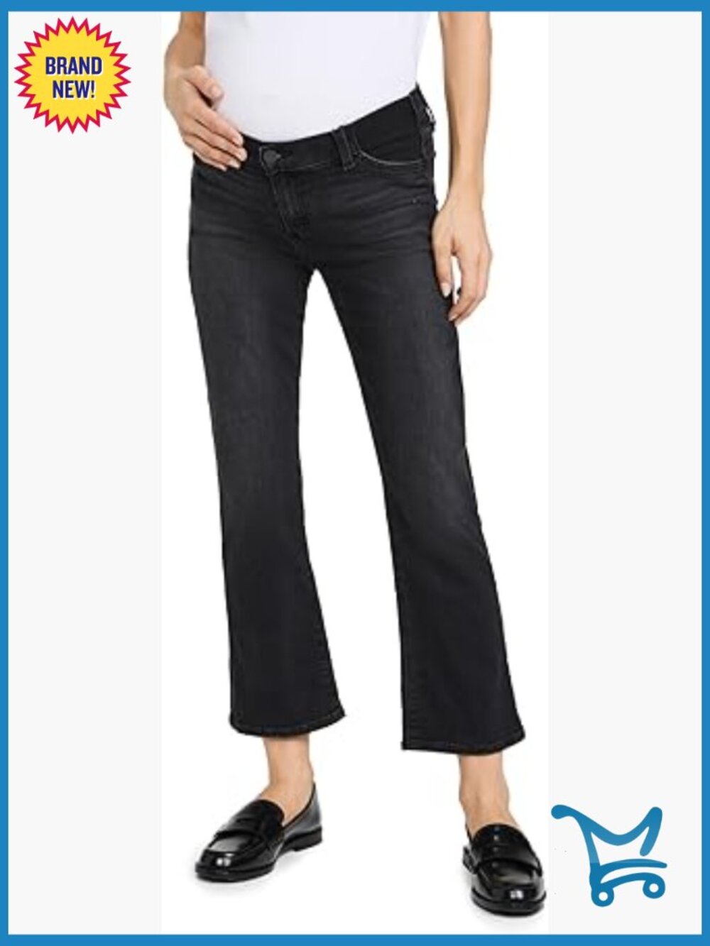 Maternity Bootcut Jeans with Stretch Denim
